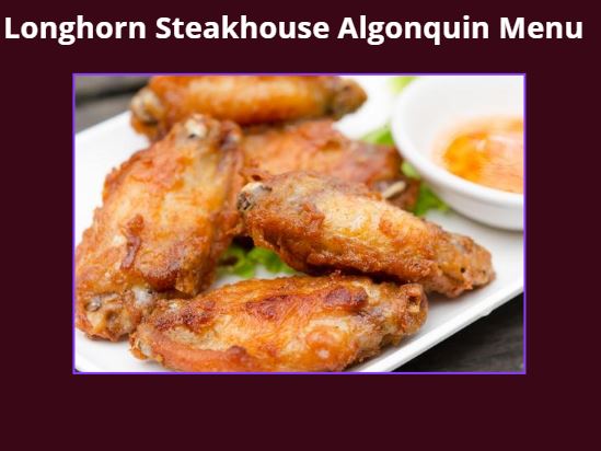 Longhorn-Steakhouse-Algonquin-Menu