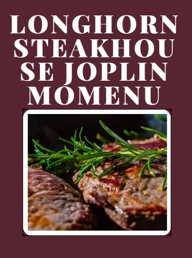 Longhorn Steakhouse Joplin MO Menu